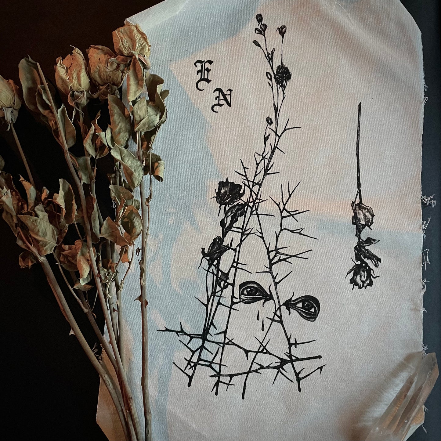 The Saint Lucy Nest, Fabric Print